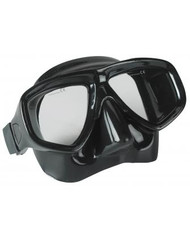 Dive Rite Double Lens Black Silicone Mask