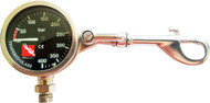 Indicator + Pressure Gauge with Attachment Clip