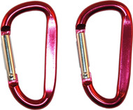 Beaver Alloy Carabiner Choice Of Sizes And Colour. 2 Pack