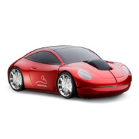 Official Motormouse Classic Sports Car Wireless Computer Mouse - Red