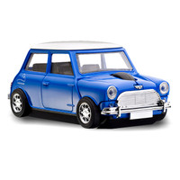 Official Motormouse Classic Mini Cooper Car Wireless Computer Mouse - Blue