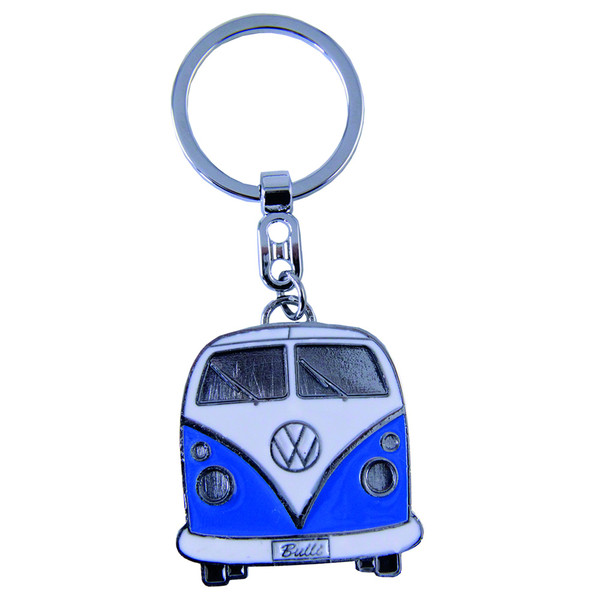 Vw Collection Camper Van Metal Keyring In Gift Box Blue