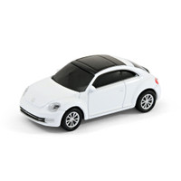 VW Beetle 'New Shape' Car Computer USB Memory Stick 8Gb - White