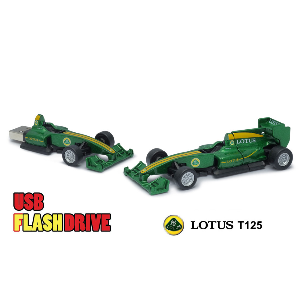 Official Lotus T125 F1 Racing Car USB Memory Stick 16Gb - Green