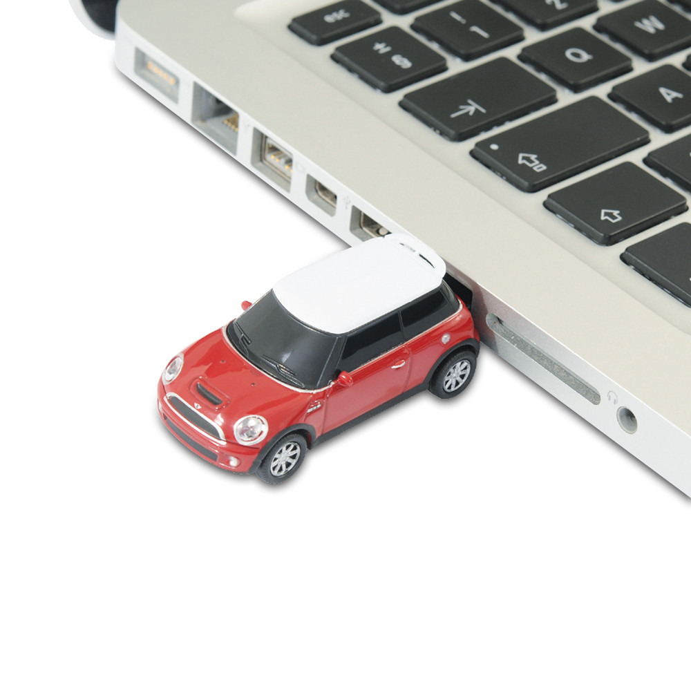 BMW Mini Cooper S Car Gift Box Set - 1:38 Model Car + 4Gb USB