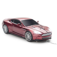 Official Aston Martin DBS Car Wired Computer Mouse - Red