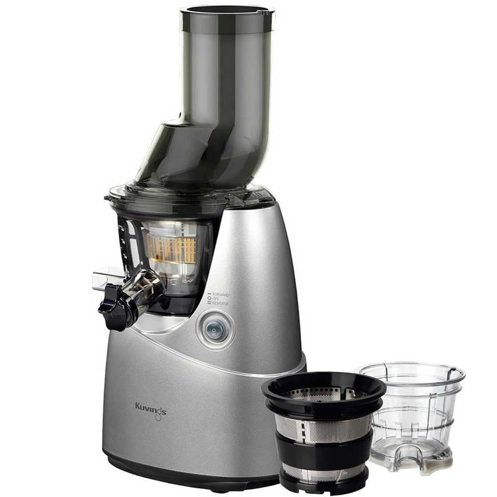 Kuvings B6000s Whole Slow Juicer In Silver With Accessory Pack Juicers Co Uk