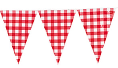 Extra, Extra Large Bunting, Red
