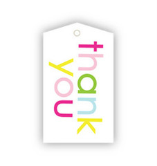 Thank You Rainbow Gift Tags