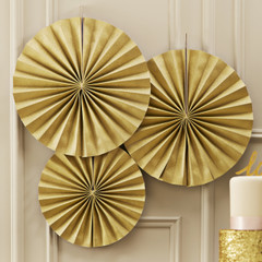 Paper Pinwheel, Glittery Gold