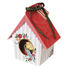 Small Birdhouse Cupcake Box