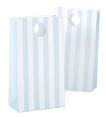 Powder Blue Stripe Party Bag