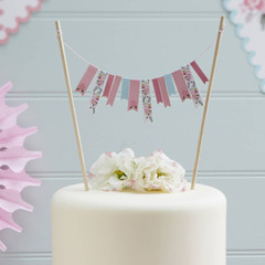 Floral Fancy Cake Bunting