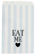 Miss Etoile Paper Bags, Blue Stripe, Eat Me 