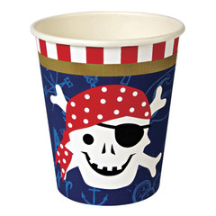 Ahoy There Pirate Party Cups