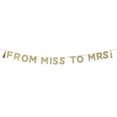 From Miss to Mrs Banner