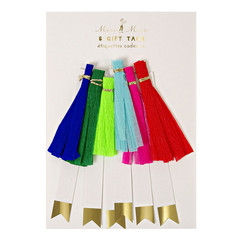 Gift Tags, Colorful Tassels