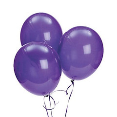 Balloons, Purple Latex