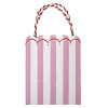 Toot Sweet Pink Stripe Party Bag