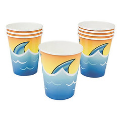 Shark  Party Cups