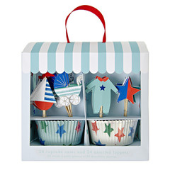 Baby Shop Blue Cupcake Kit