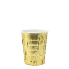 Fringe Party Cups, Gold