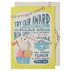 Greeting Card: Ice Cream Parlor
