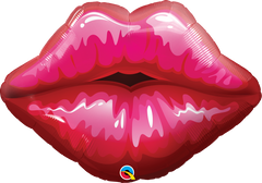 Kissy Kissy Red Lips Balloon, 34"