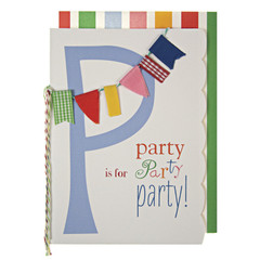 Greeting Card: P is for Party
