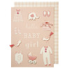 Greeting Card: Pink Baby Girl