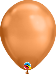 Chrome Balloons, Copper, 7"