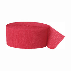 Crepe Streamers, Red