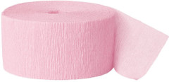 Crepe Streamers, Soft Pink