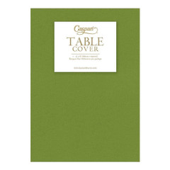 Paper Linen Solid Table Cover, Leaf Green
