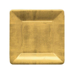 Gold Leaf Square, Small Plates,  Ivory