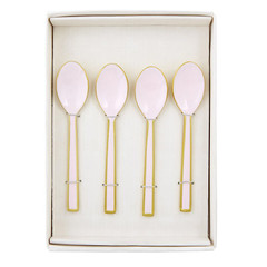 Pink & Gold Enamel, Spoons 