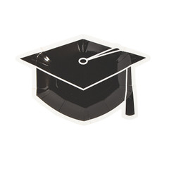 Graduation Cap Plates, Small