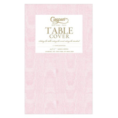 Paper Linen Table Cover Moire, Petal Pink  