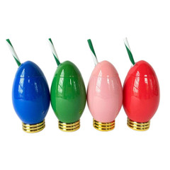 Minglin' Holiday Light Cup Sipper Set