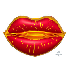 Red Lips Balloon, 31"