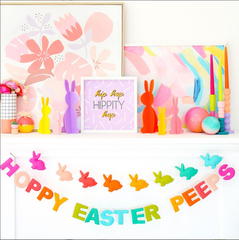 Hoppy Easter garland sold separately