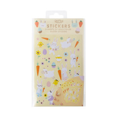Easter Stickers, Gold Foil