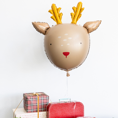 Dear Rudolph Reindeer Mylar Balloon 