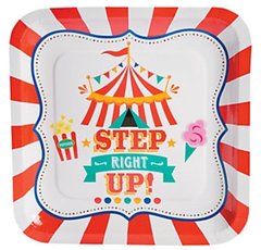 Circus Under the Big Top, Dinner Plates