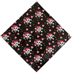 Pink Pirate Lunch Napkins