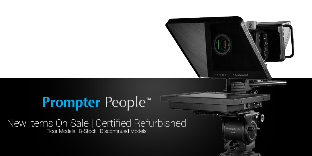Professional Teleprompters All Kinds All Budgets Prompter