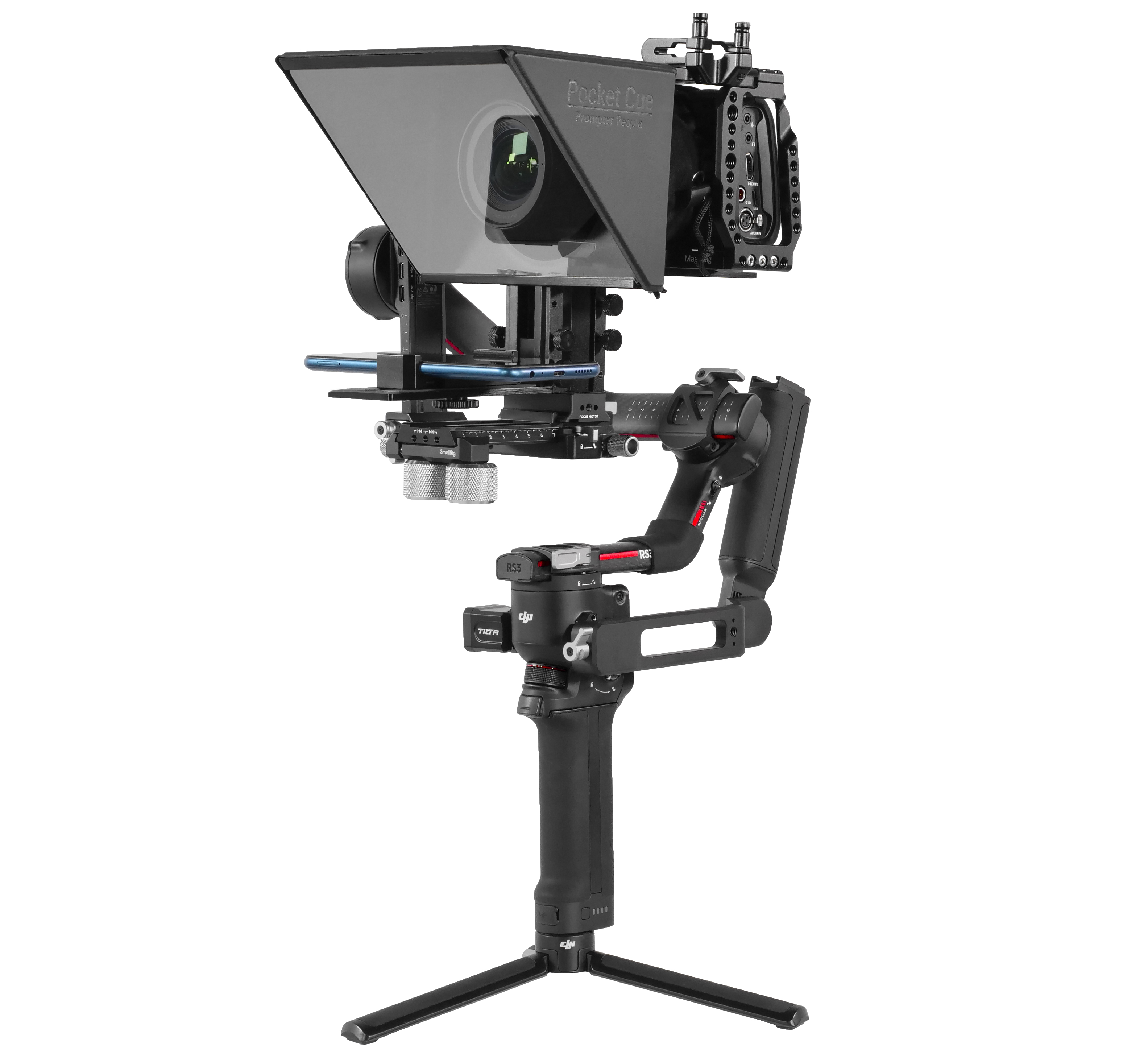 Pocket Cue Affordable teleprompter now shipping Prompter People