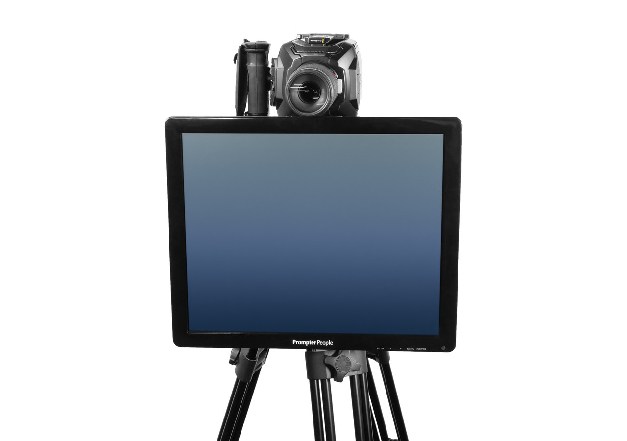 Undercamera 19 Teleprompter - PrompterPeople with Freesoftware - Front