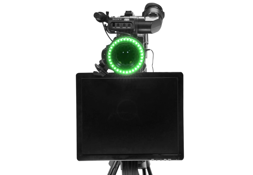 Undercamera Teleprompter - PrompterPeople with Freesoftware - Front