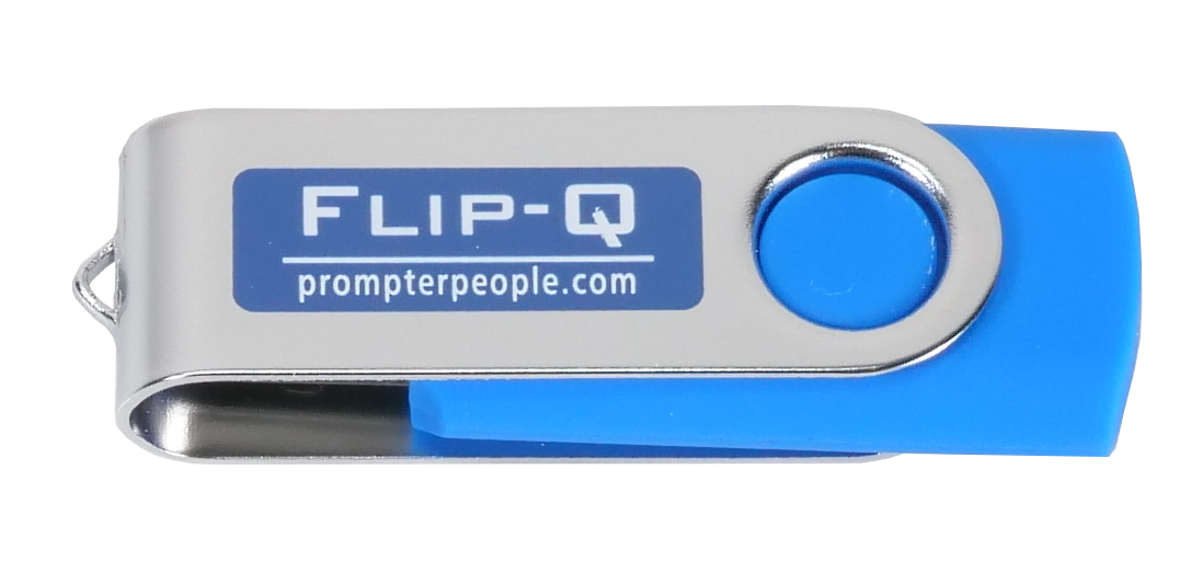Flip-Q USB Teleprompting Software